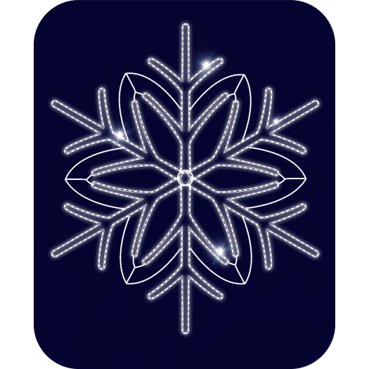 Новогодняя снежинка